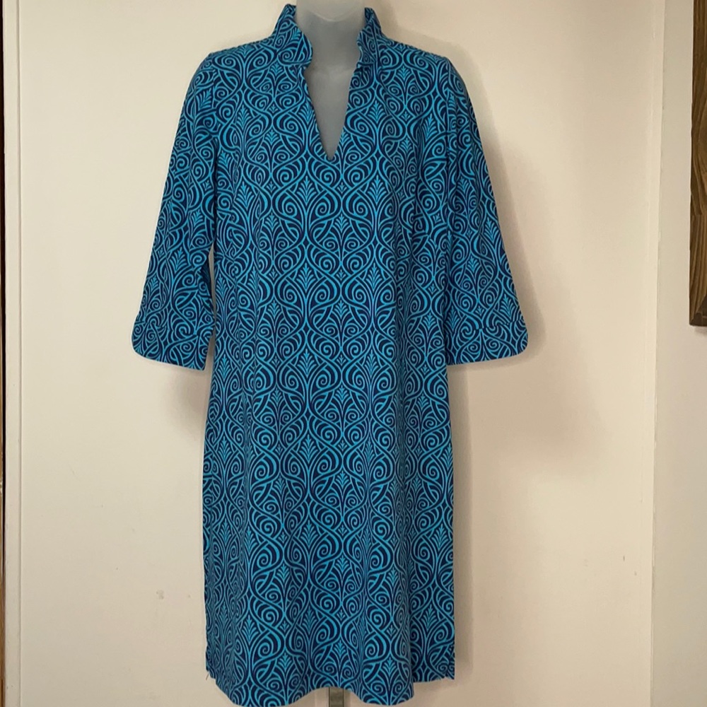 Katherine Way pattern dress sz L